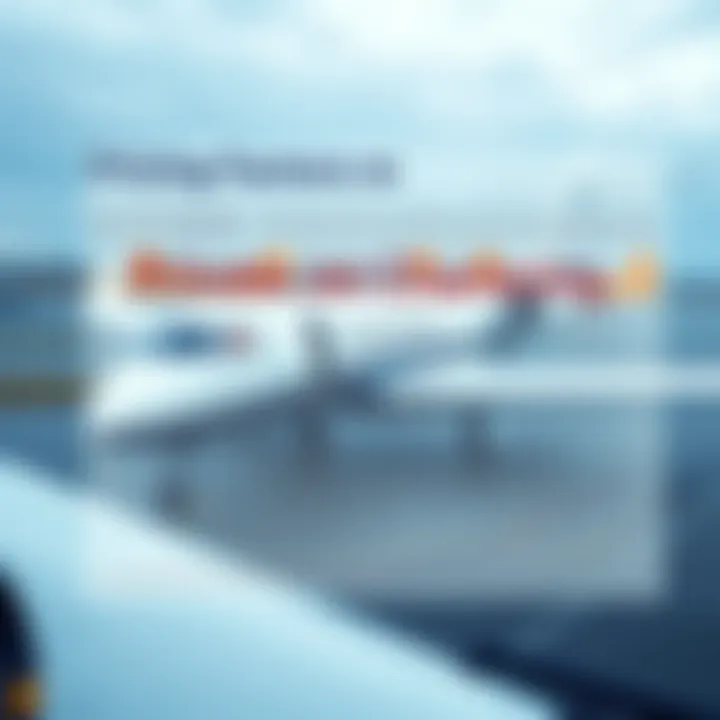 Chart illustrating pricing factors of private jet chartering