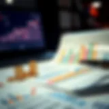 Strategic financial planning with graphs and charts