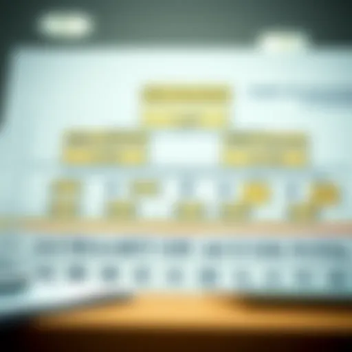 Visual representation of a Chart of Accounts structure