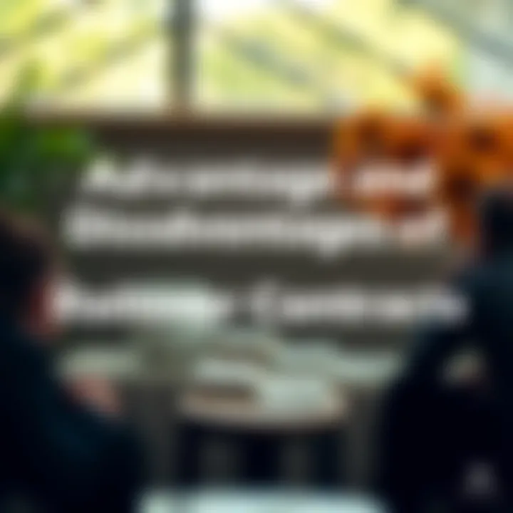 Illustration depicting advantages and disadvantages of rollover contracts