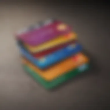Credit Scores and Multiple Credit Cards Illustration depicting the relationship between credit cards and credit scores