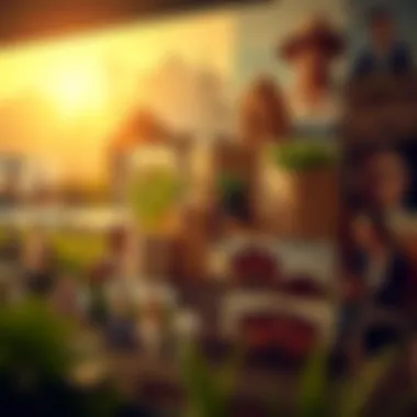 A collage illustrating contemporary investment opportunities in various sectors including tech and agriculture