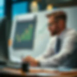 A professional analyzing career paths