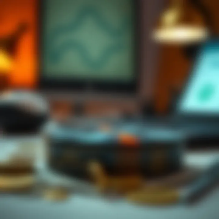 A conceptual image showing the role of CDs in personal finance