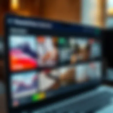 Financial News Subscription Interface A subscription service interface showcasing various financial news sources