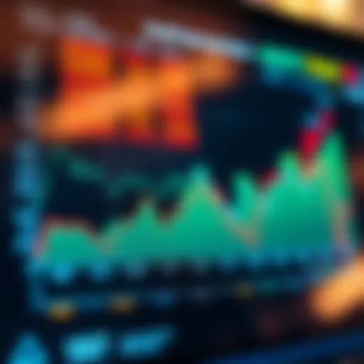 A dynamic chart showcasing the growth trends of small cap stocks over time