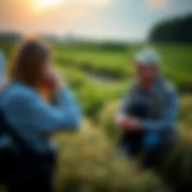 Strategic Insights from Experts in Agribusiness Farmers collaborating and discussing strategies