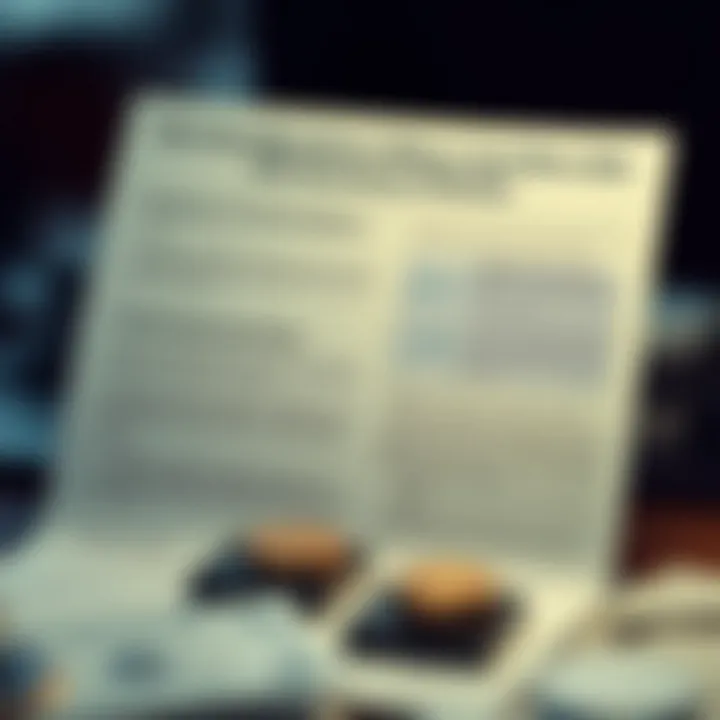 Visual representation of tax implications related to cash value