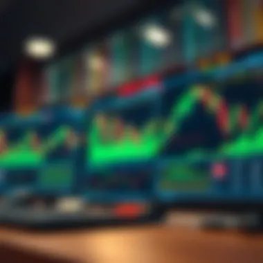 Stock Trading Simulator Interface Detailed view of a stock trading simulator interface