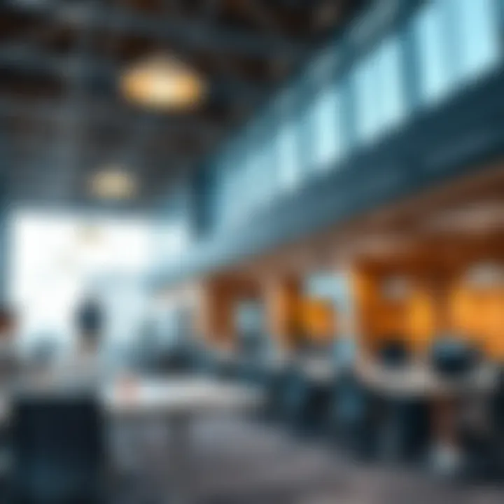 Elegant office space representing commercial real estate