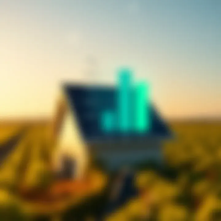 Graphical representation of solar energy efficiency metrics