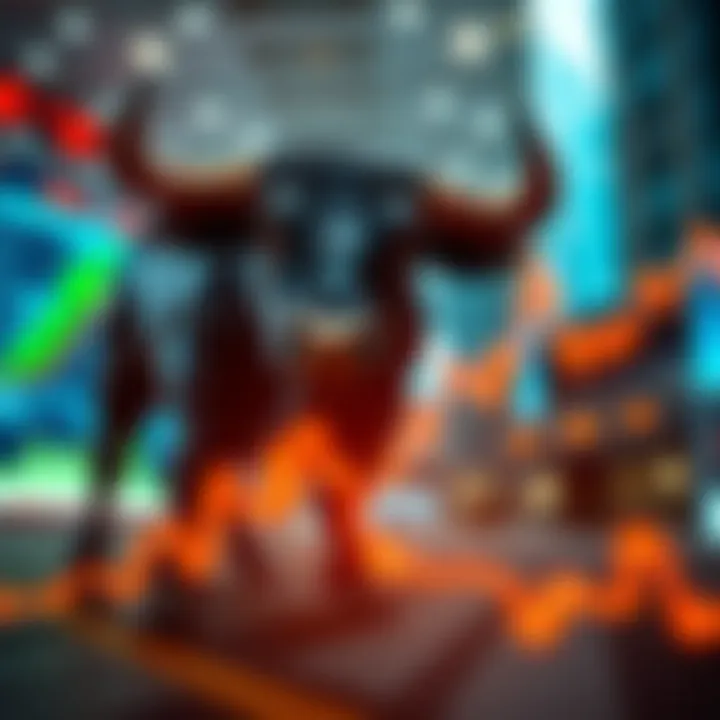 Bull market trends in the stock market