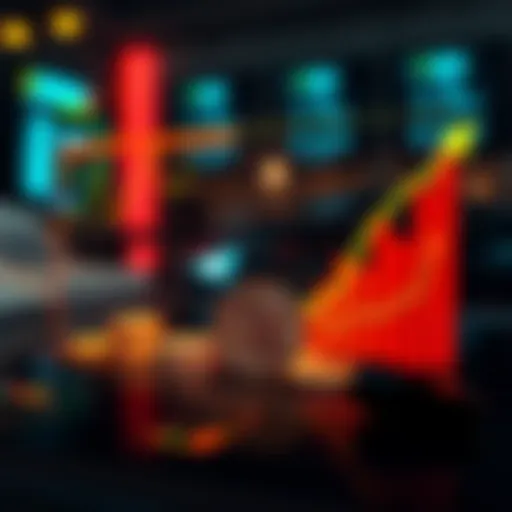 Graph illustrating gross operating profit trends