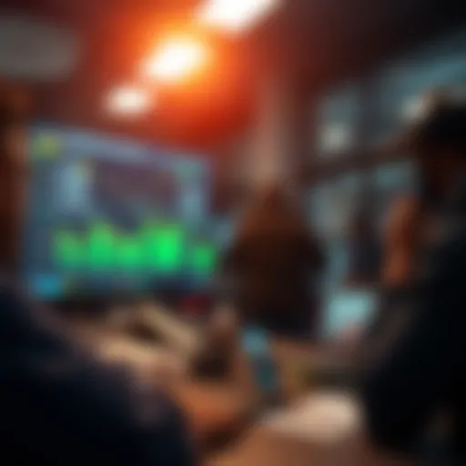 Visual representation of financial news analysis