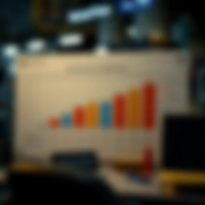 Benchmark comparison chart for manufacturing firms