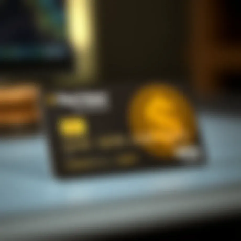 Credit card with a dollar sign symbolizing financial options