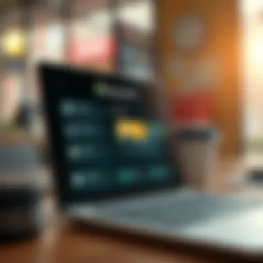 Illustration of a digital bank interface displaying no-fee savings accounts