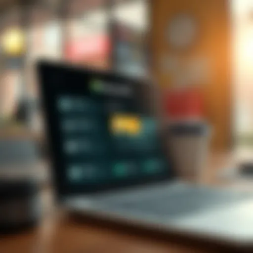 Illustration of a digital bank interface displaying no-fee savings accounts