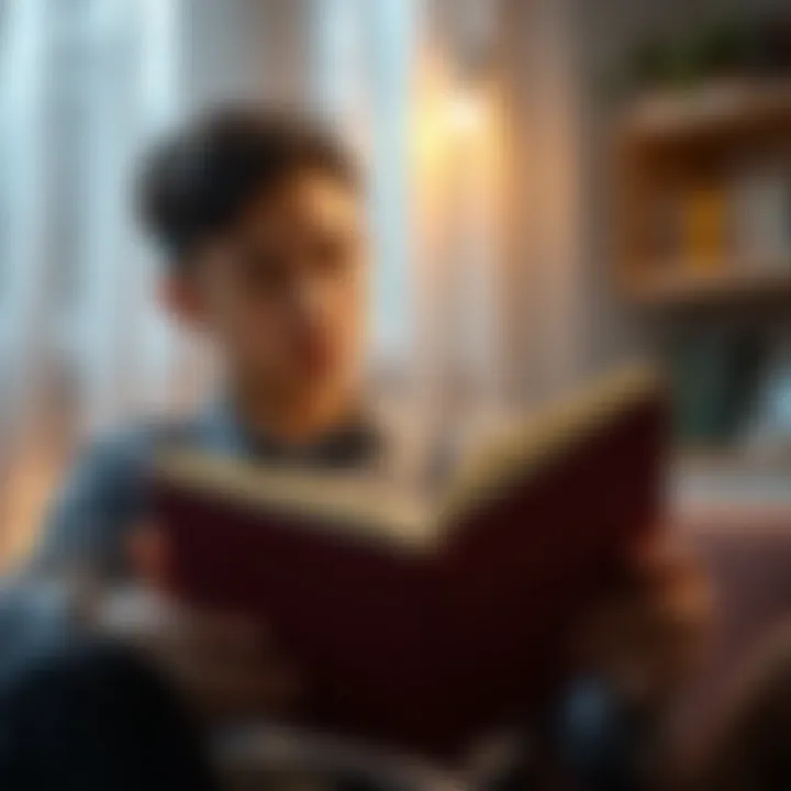 The Importance of Financial Literacy A young adult reading a financial literacy book.