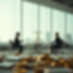 Visual representation of pari passu principle in finance