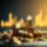 Visual representation of financial growth through investments