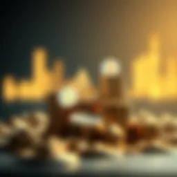 Visual representation of financial growth through investments