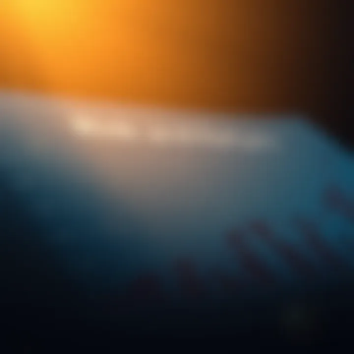 Graph illustrating risk versus return in asset allocation