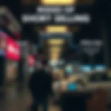 Diagram explaining the risks associated with short selling