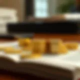 An abstract representation of capital gains tax concepts