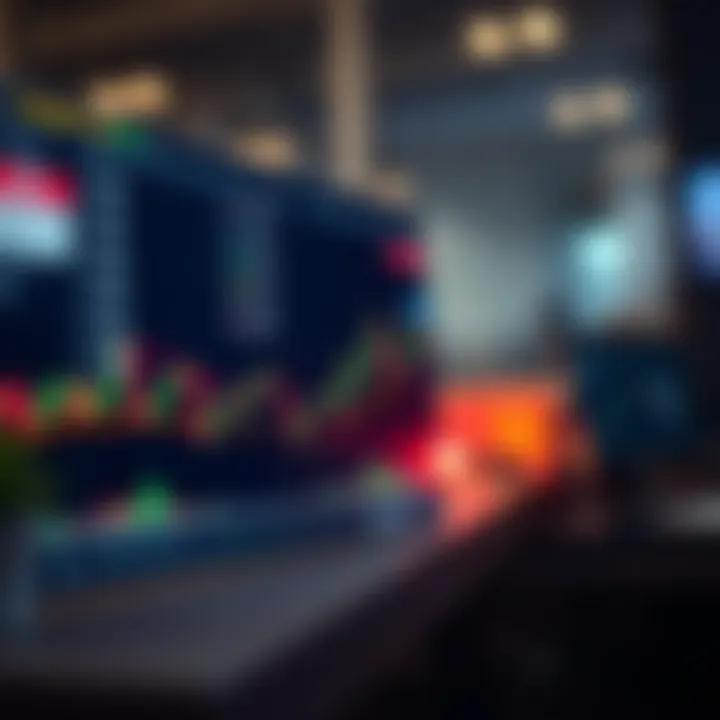 Chart showing day trading strategies using SMA