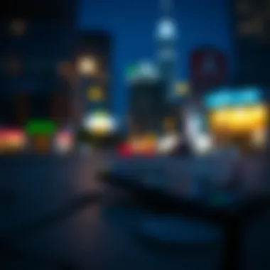 Visual representation of smartphone loans concept