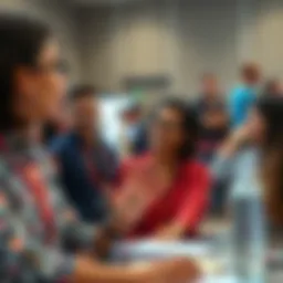 Dynamic fundraising event showcasing diverse methods