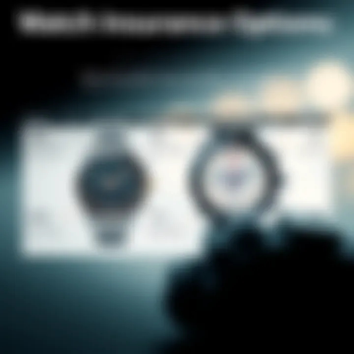 An infographic comparing different watch insurance options.