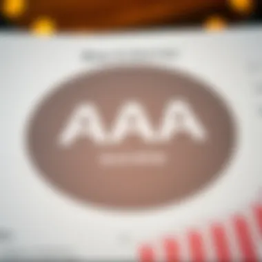 Key Criteria for AAA Bond Ratings Diagram showcasing the criteria for AAA bond ratings