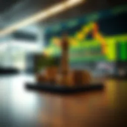 Conceptual illustration of leverage in forex trading