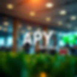 Visual representation of Annual Percentage Yield concept