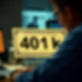 Visual representation of 401(k) withdrawal conditions