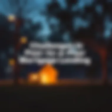 Challenges in Peer-to-Peer Mortgage Lending Graphic depicting challenges in peer-to-peer mortgage lending