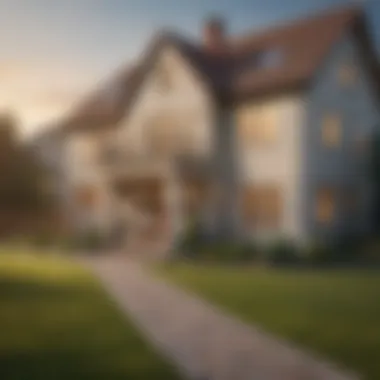 The Concept of Pre-Approved Home Credit Illustration depicting the concept of pre-approved home credit