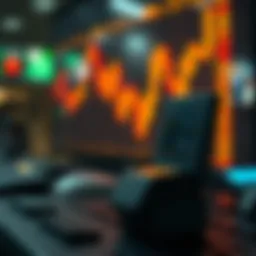 Conceptual illustration of sell calls in trading