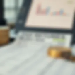 Visual representation of tax return costs