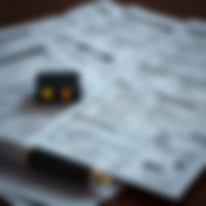 Understanding Tax Implications Tax documents and a house plan representing tax implications of 401(k) use