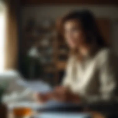 Evaluating Down Payment Strategies Home buyer evaluating options for down payment strategies