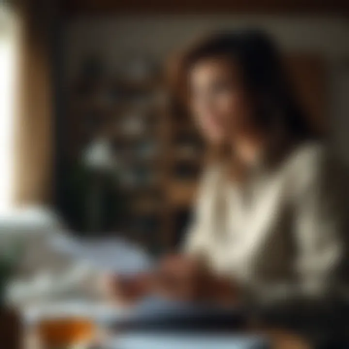 Evaluating Down Payment Strategies Home buyer evaluating options for down payment strategies